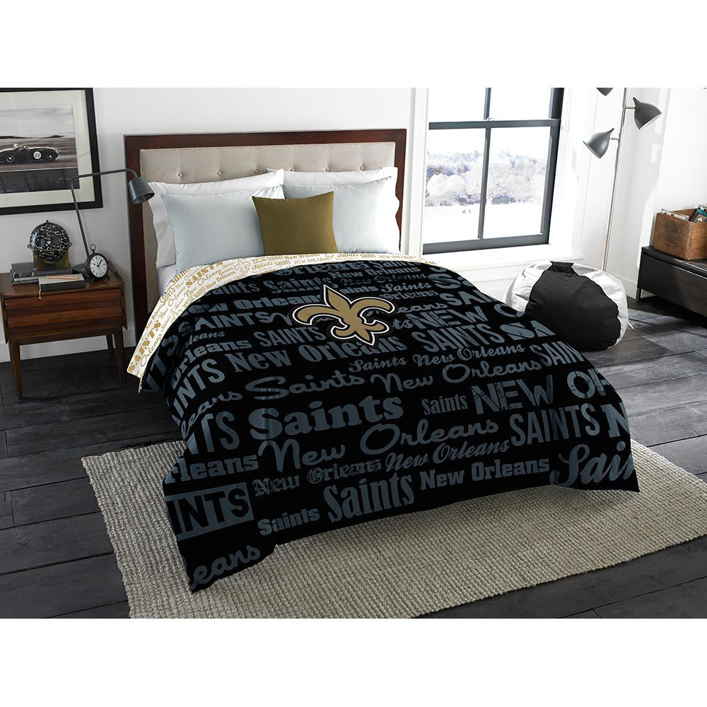 New Orleans Saints NFL Full Comforter (Anthem) (76 x 86)