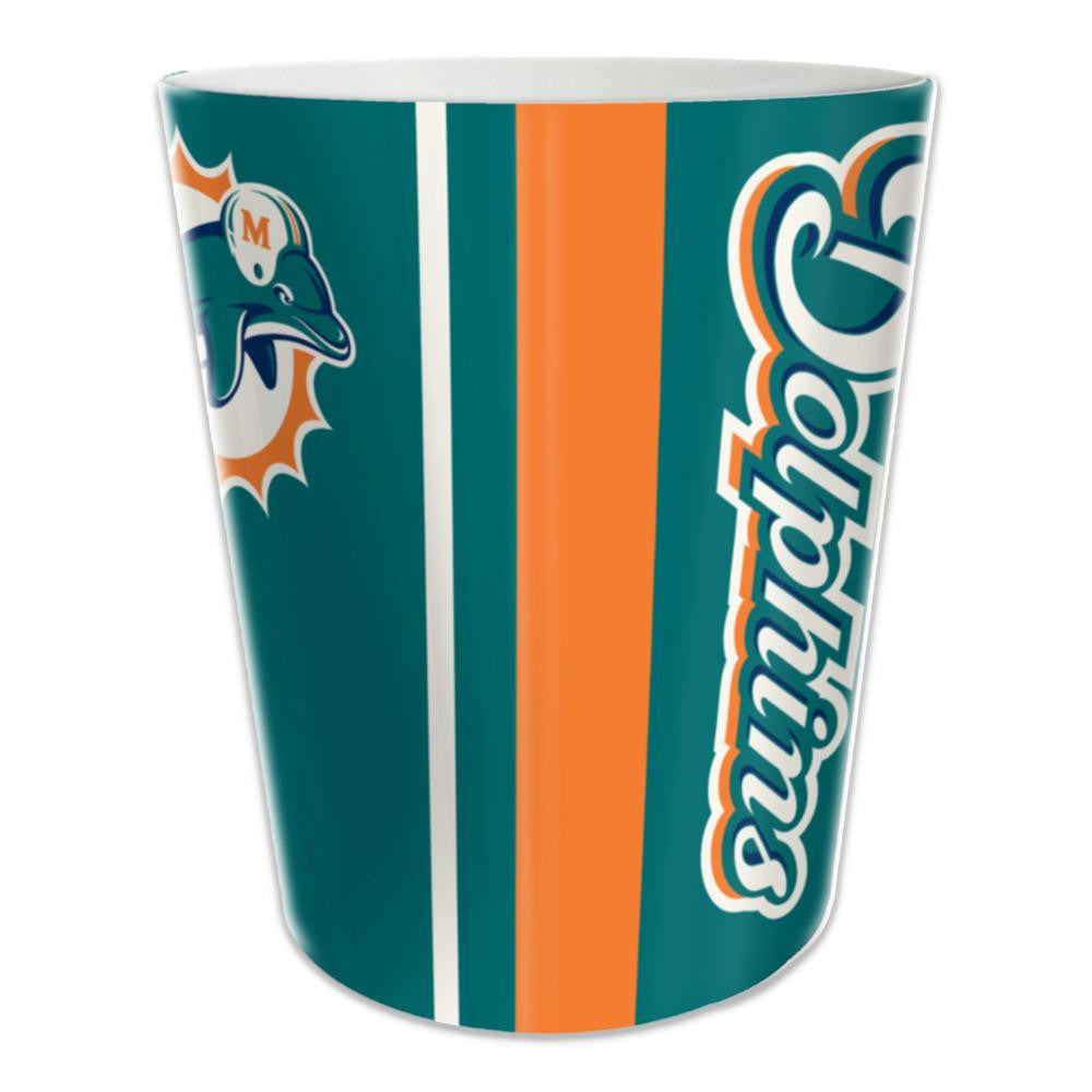 Miami Dolphins NFL 10 Bath Waste Basket