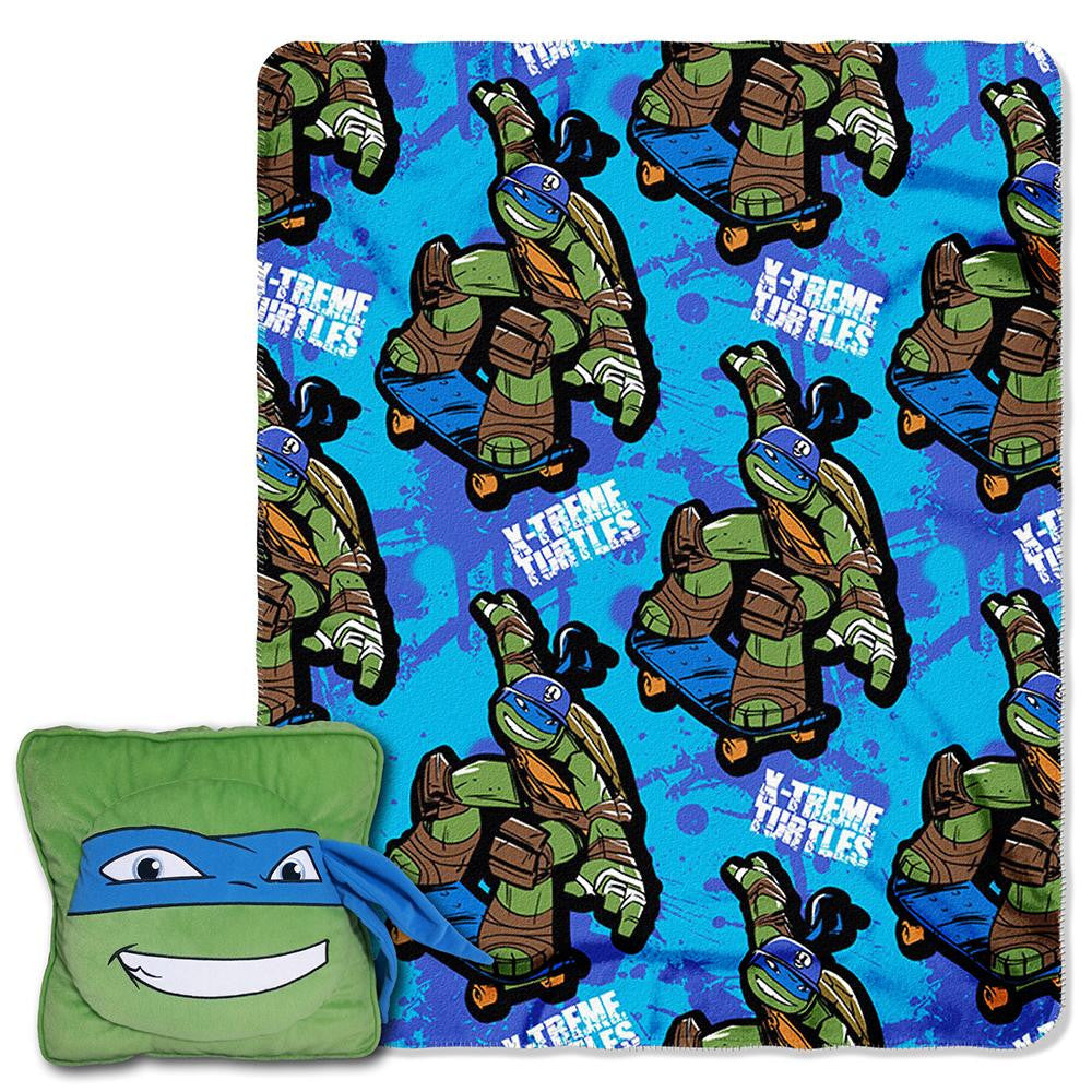 TMNT(Leo Maxin) 3D Pillow & Throw Set