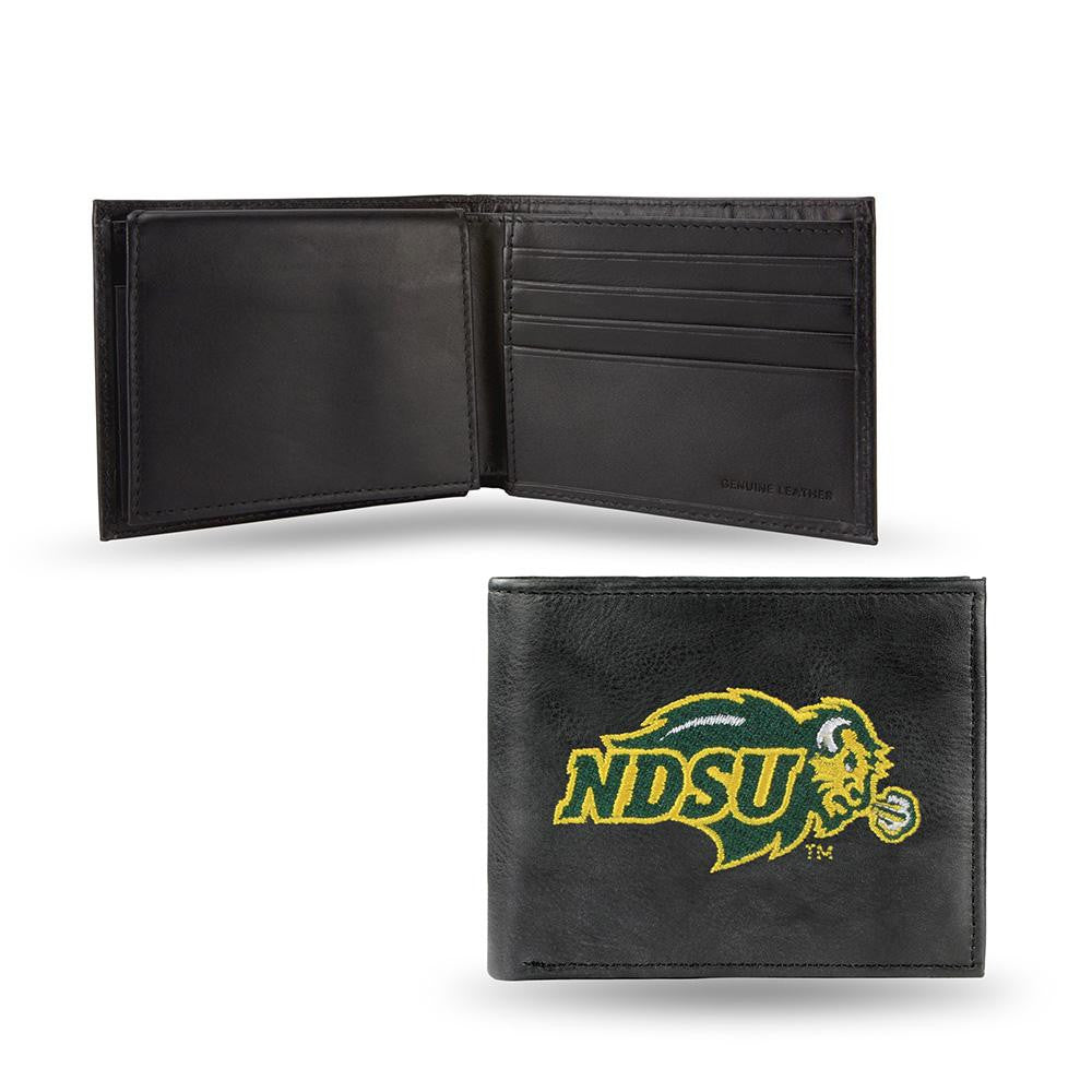 North Dakota State Bison Embroidered Billfold Wallet