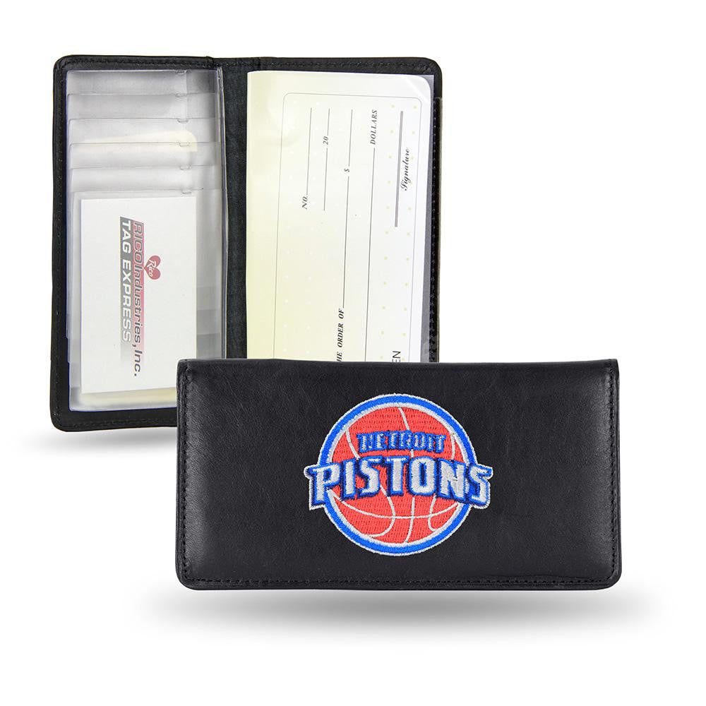Detroit Pistons Checkbook Holder (Embroidered)