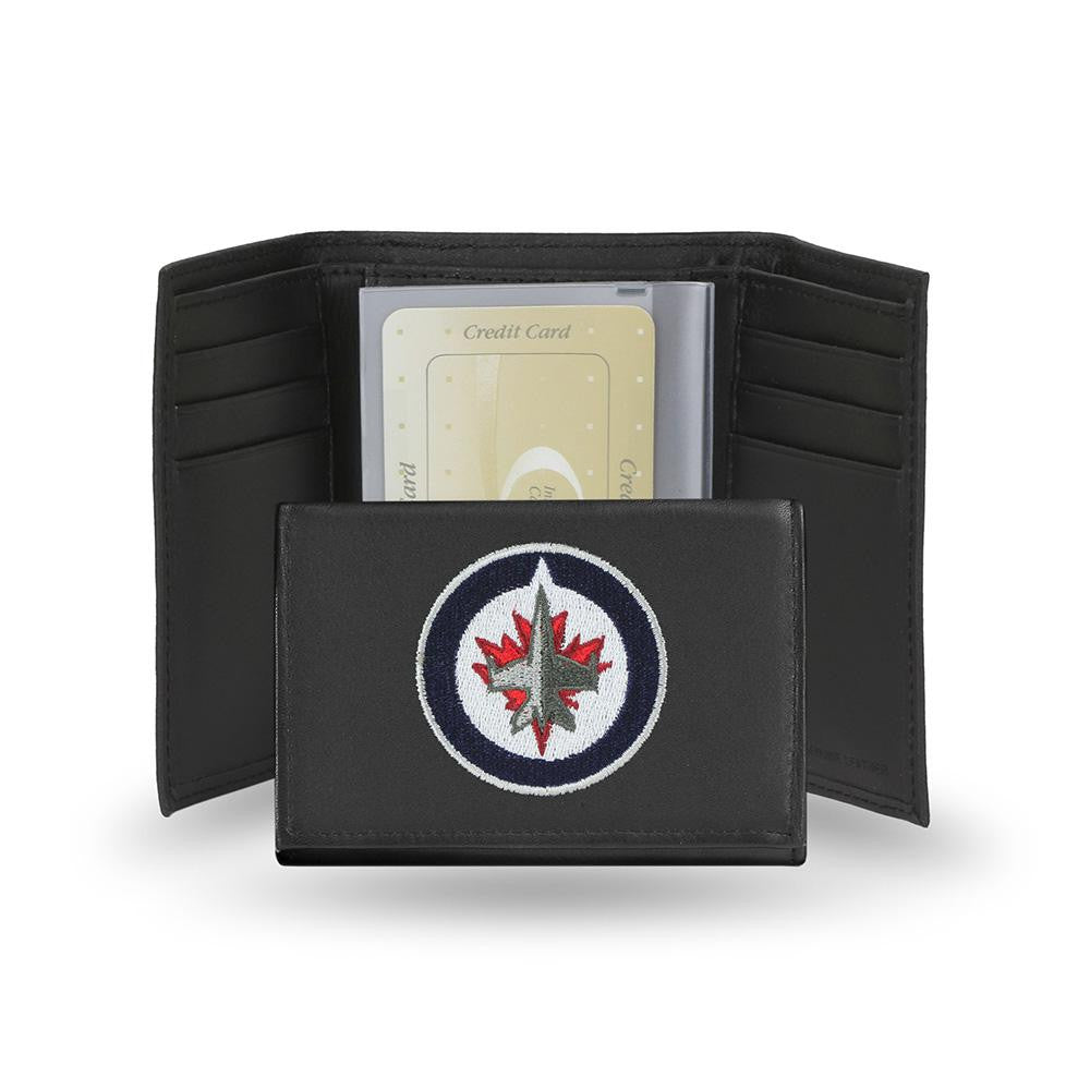 Winnipeg Jets Embroidered Trifold Wallet