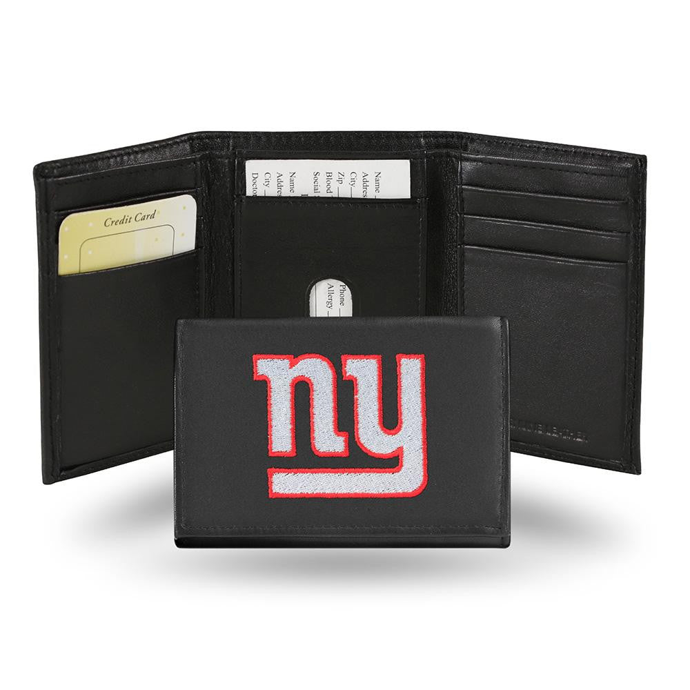 New York Giants Embroidered Trifold Wallet