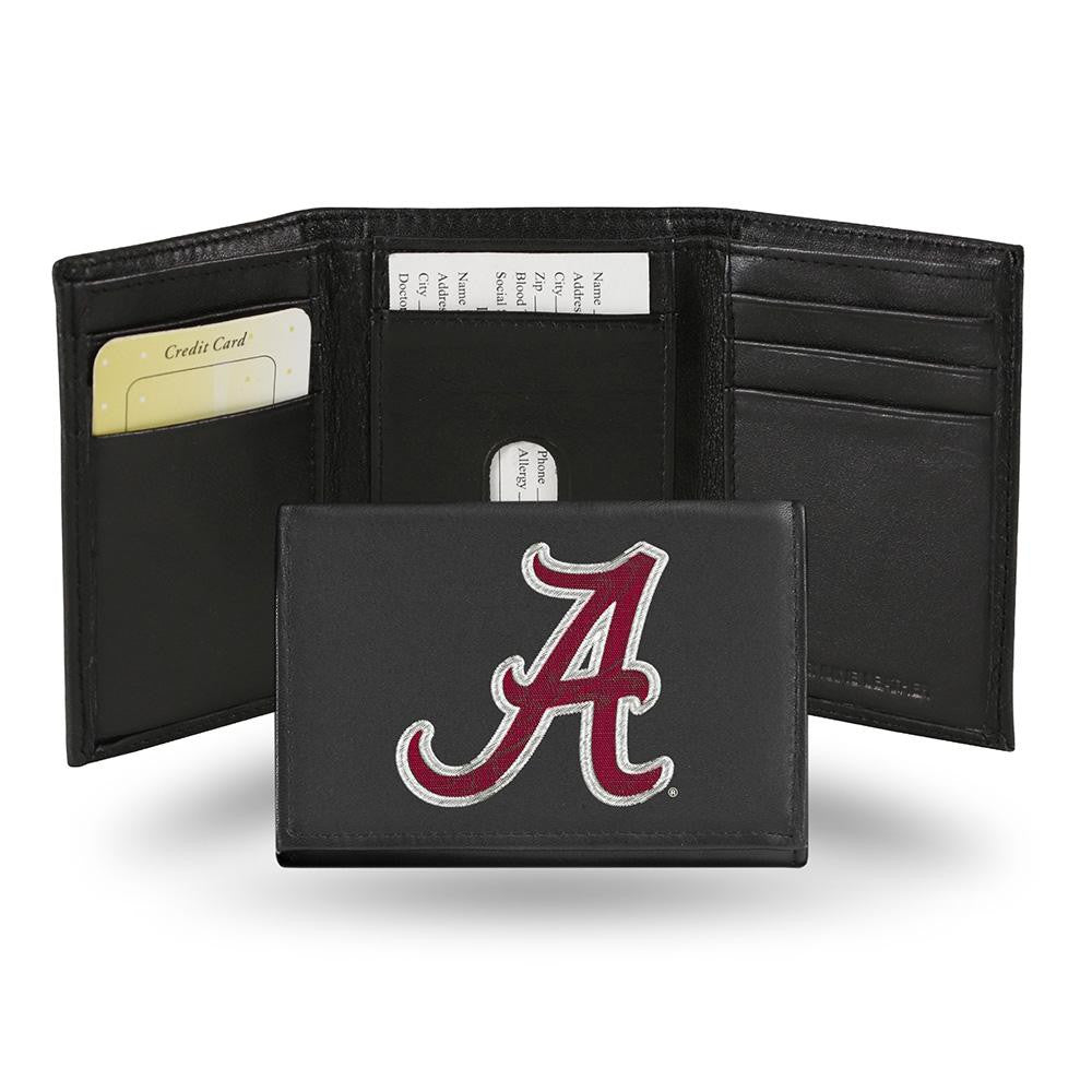 Alabama Crimson Tide Embroidered Trifold Wallet