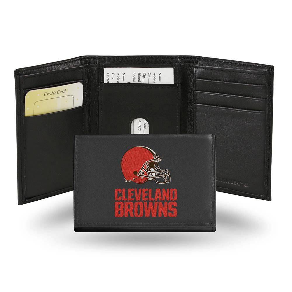 Cleveland Browns Embroidered Trifold Wallet