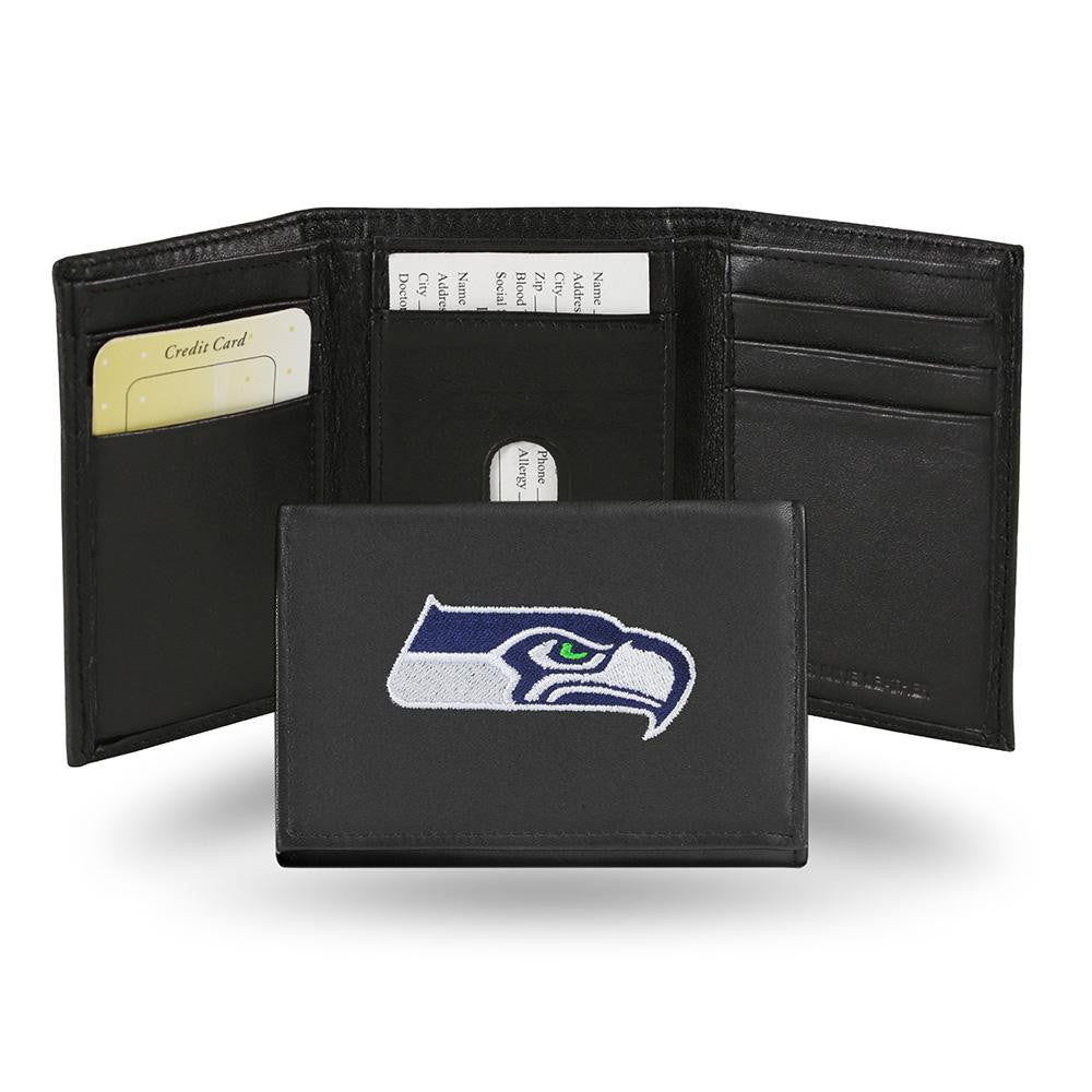 Seattle Seahawks Embroidered Trifold Wallet