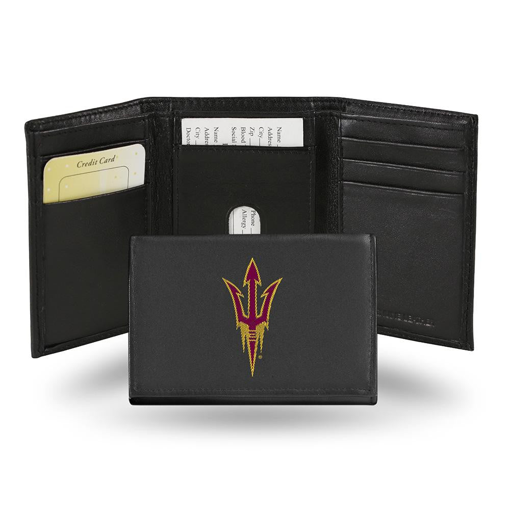 Arizona State Sun Devils Embroidered Trifold Wallet