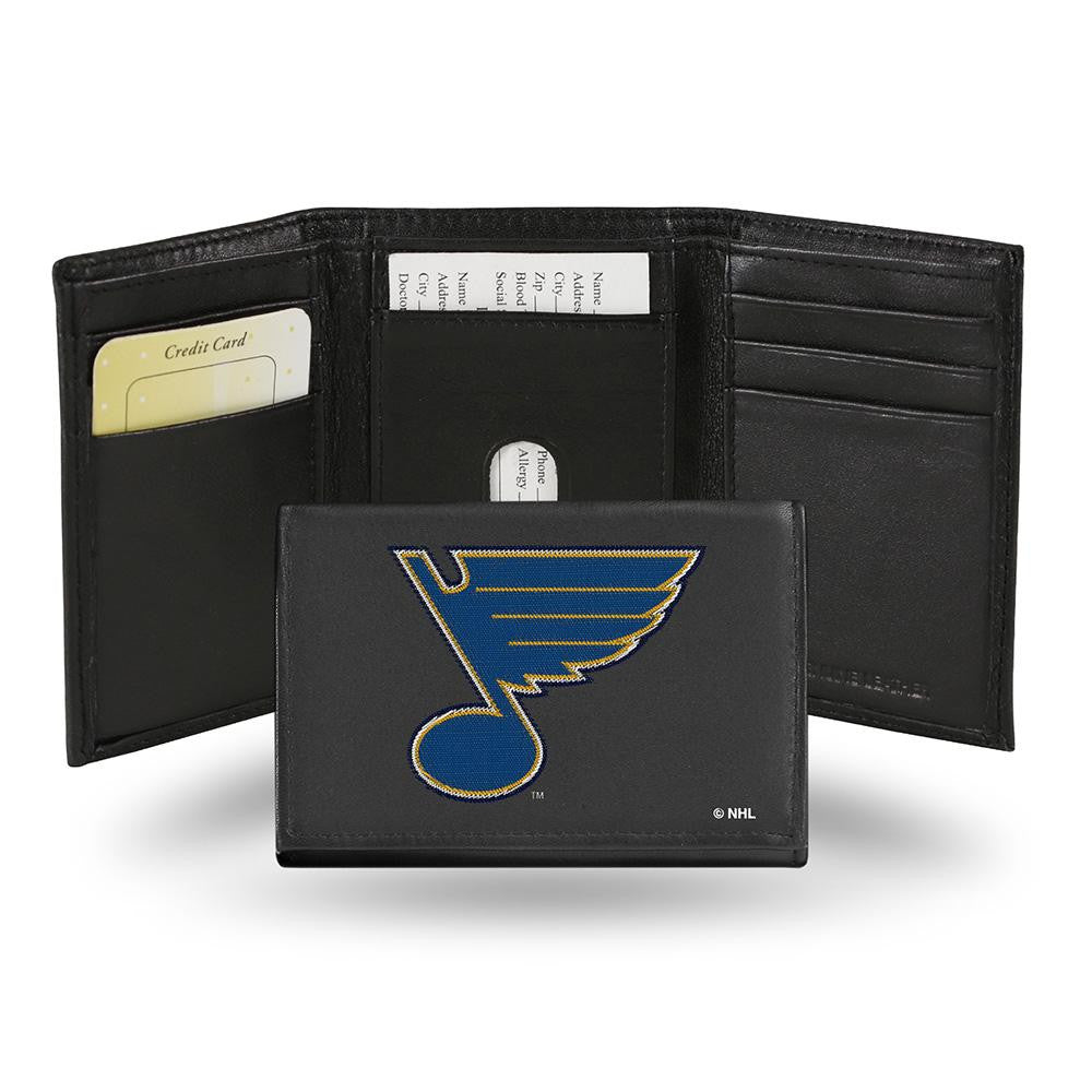 St. Louis Blues Embroidered Trifold Wallet