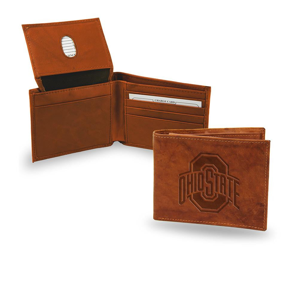 Ohio State Buckeyes Embossed Leather Billfold