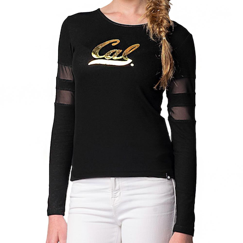Cal Golden Bears NCAA Sporty-Chic Long-Sleeve Top (Large)