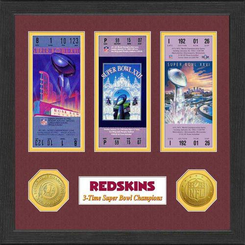 Washington Redskins SB Championship Ticket Collection