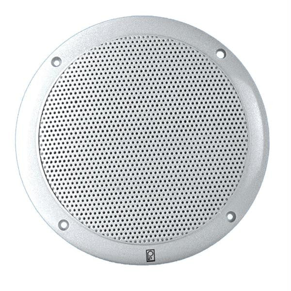 PolyPlanar 6&quot; Dual Cone Integral Grill Speaker - (Pair) White