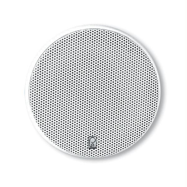 PolyPlanar 5.25&quot; Platinum Round Marine Speaker - (Pair) White