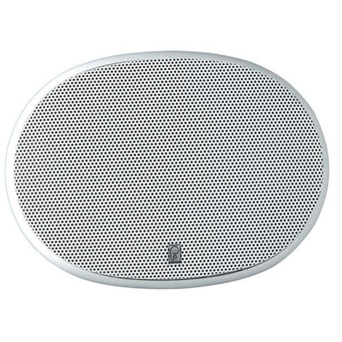 PolyPlanar 6&quot; x 9&quot; 3-Way Platinum Oval Marine Speaker - (Pair) White