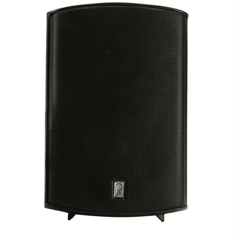 PolyPlanar Compact Box Speaker - 7-11-16&quot; x 5-1-8&quot; x 4-11-16&quot; - (Pair) Black