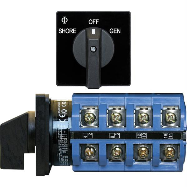 Blue Sea 9093 Switch AC 120 + 120-240VAC  OFF+2 Positions