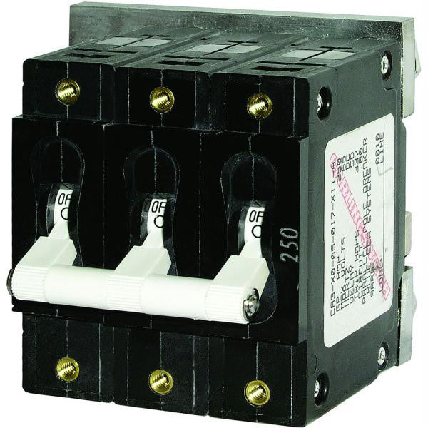 Blue Sea 7288 C-Series Triple Pole Circuit Breaker - 60A