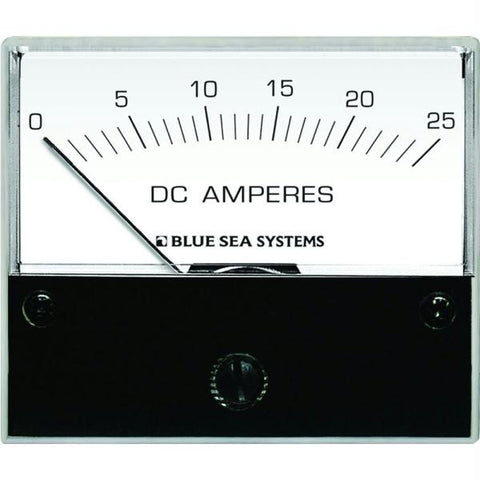 Blue Sea 8005 DC Analog Ammeter - 2-3-4&quot; Face, 0-25 Amperes DC