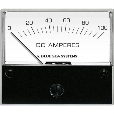 Blue Sea 8017 DC Analog Ammeter - 2-3-4&quot; Face, 0-100 Amperes DC