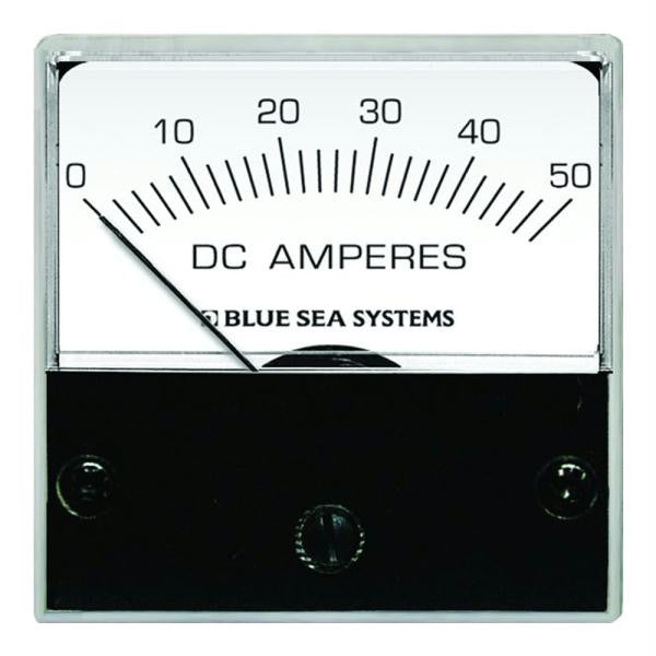 Blue Sea 8041 DC Analog Micro Ammeter - 2&quot; Face, 0-50 Amperes DC