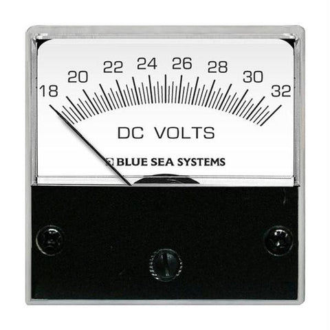 Blue Sea 8243 DC Analog Micro Voltmeter - 2&quot; Face, 18-32 Volts DC