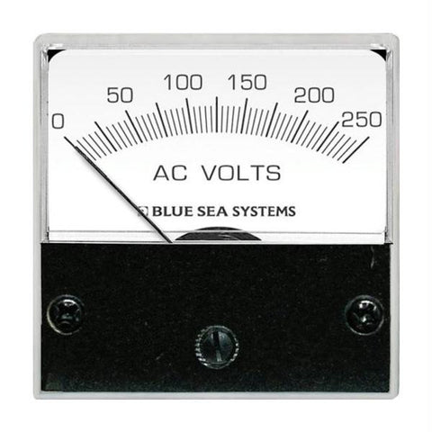 Blue Sea 8245 AC Analog Micro Voltmeter - 2&quot; Face, 0-250 Volts AC