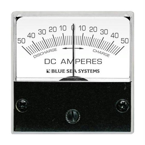 Blue Sea 8254 DC Zero Center Micro Ammeter - 2&quot; Face, 50-0-50 Amperes DC