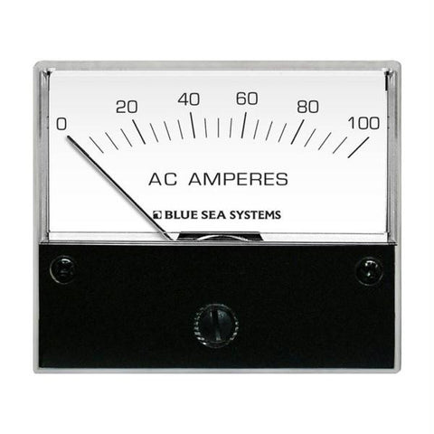 Blue Sea 8258 AC Analog Ammeter - 2-3-4&quot; Face, 0-100 Amperes AC