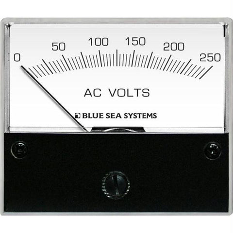 Blue Sea 9354 AC Analog Voltmeter 0-250 Volts AC