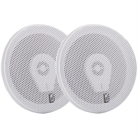 PolyPlanar 6&quot; Titanium Series 3-Way Marine Speakers - (Pair)White