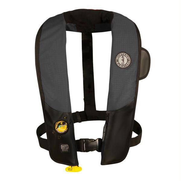 Mustang Deluxe Automatic Inflatable PFD - Black-Carbon