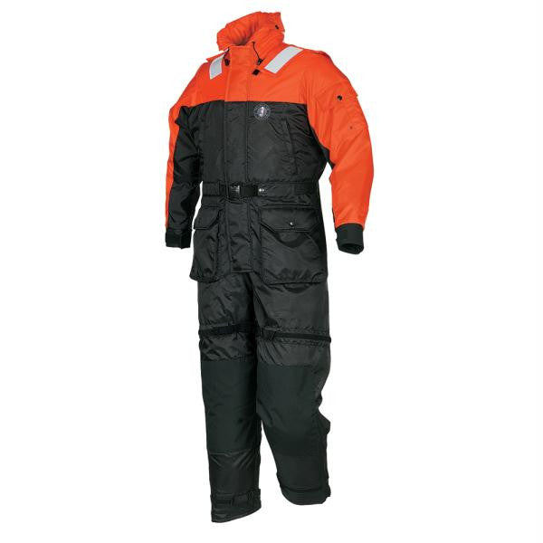 Mustang Deluxe Anti-Exposure Coverall & Worksuit - XXL - Orange-Black