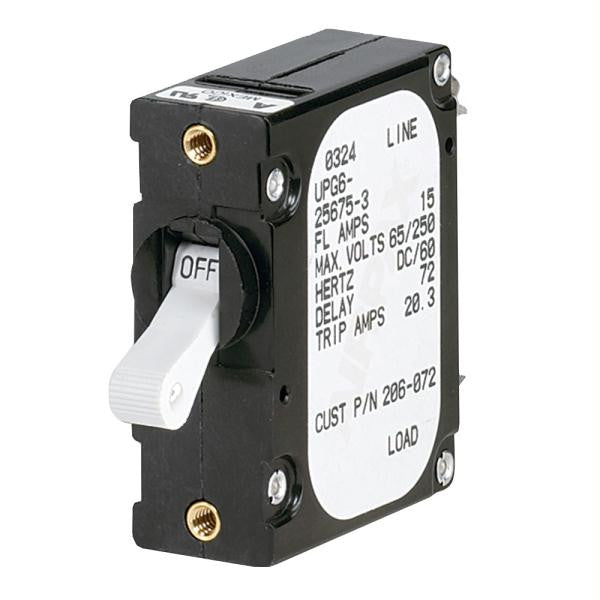 Paneltronics 'A' Frame Magnetic Circuit Breaker - 15 Amps - Single Pole