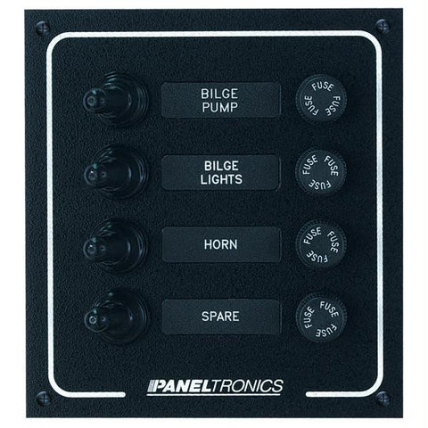 Paneltronics Waterproof DC 4 Position Booted Toggle & Fuse