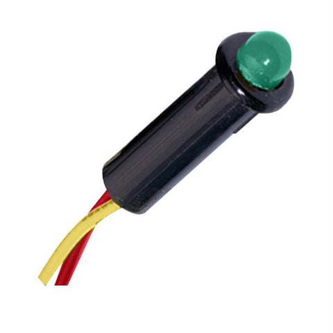 Paneltronics LED Indicator Light - Green - 12-14 VDC - 1-4&quot;