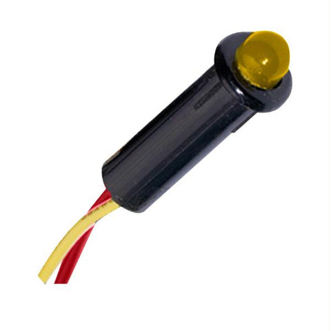 Paneltronics LED Indicator Light - Amber - 120 VAC - 1-4&quot;