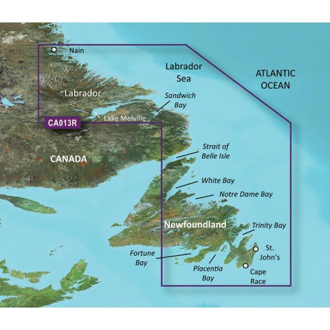 Garmin BlueChart&reg; g2 Vision&reg; HD - VCA013R - Labrador Coast - microSD&#153;-SD&#153;