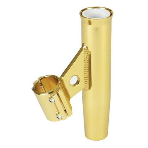 Lee's Clamp-On Rod Holder - Gold Aluminum - Vertical Mount - Fits 1.315&quot; O.D. Pipe