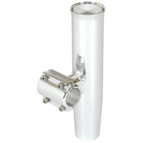 Lee's Clamp-On Rod Holder - Silver Aluminum - Horizontal Mount - Fits 2.375&quot; - 2-3-8&quot; O.D. Pipe