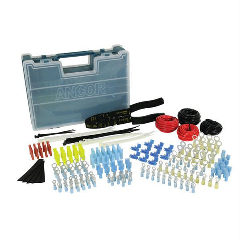 Ancor 225 Piece Electrical Repair Kit w-Strip & Crimp Tool