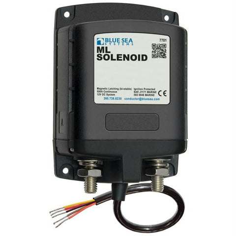 Blue Sea 7701 ML-Series Solenoid w-Contura Switch 12VDC