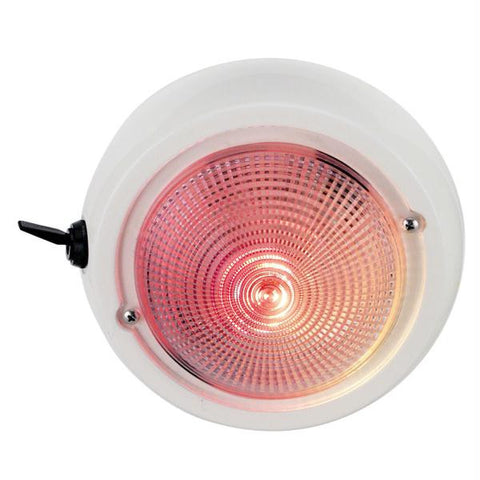 Perko Dome Light w-Red & White Bulbs