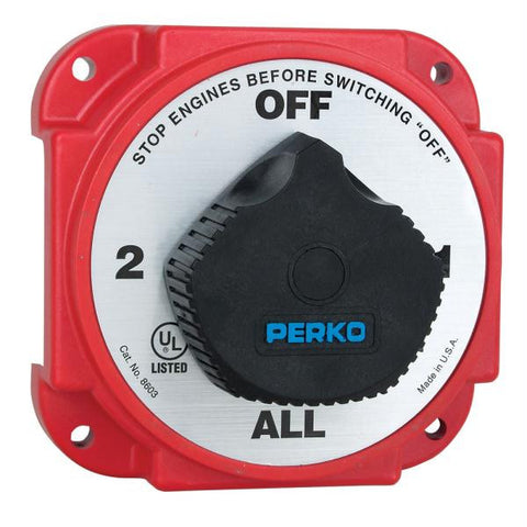 Perko Heavy Duty Battery Selector Switch w-Alternator Field Disconnect