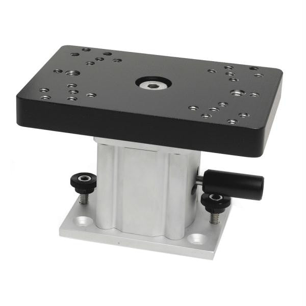 Cannon Aluminum Swivel Base Downrigger Pedestal - 4&quot;