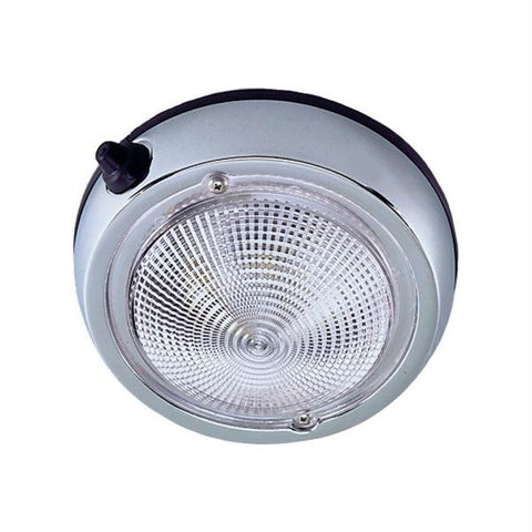 Perko Surface Mount Dome Light - 4&quot; - Chrome Plated