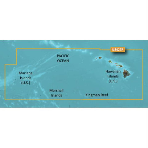 Garmin BlueChart&reg; g2 HD - HXUS027R - Hawaiian Islands - Mariana Islands - microSD&trade;-SD&trade;