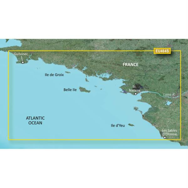 Garmin BlueChart&reg; g2 HD - HXEU464S - Penmarch To Les Sables D'Olonne - microSD&trade;-SD&trade;