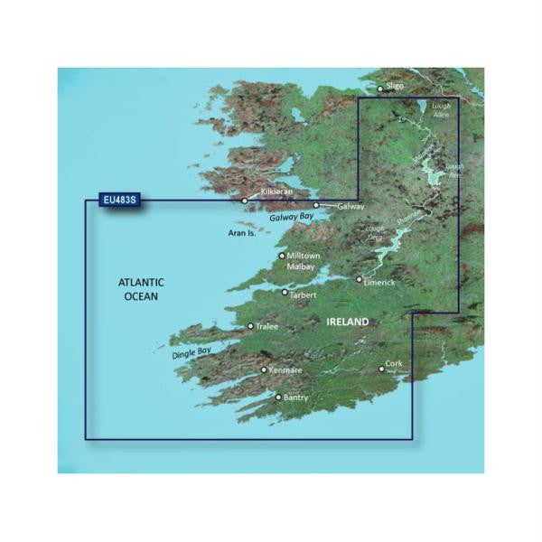 Garmin BlueChart&reg; g2 HD - HXEU483S - Galway Bay To Cork - microSD&trade;-SD&trade;