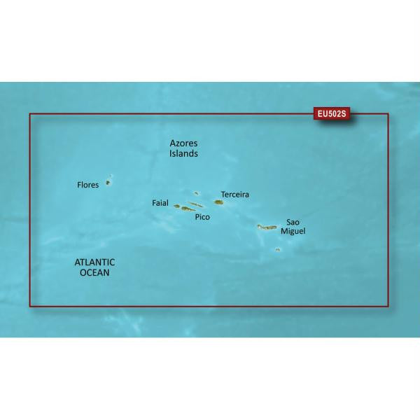 Garmin BlueChart&reg; g2 HD - HXEU502S - Azores Islands - microSD&trade;-SD&trade;