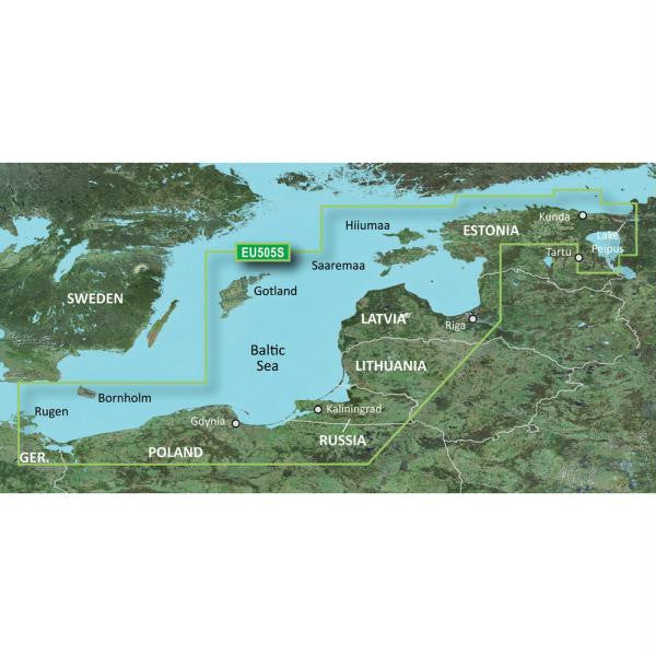 Garmin BlueChart&reg; g2 HD - HXEU505S - Baltic Sea East Coast - microSD&trade;-SD&trade;